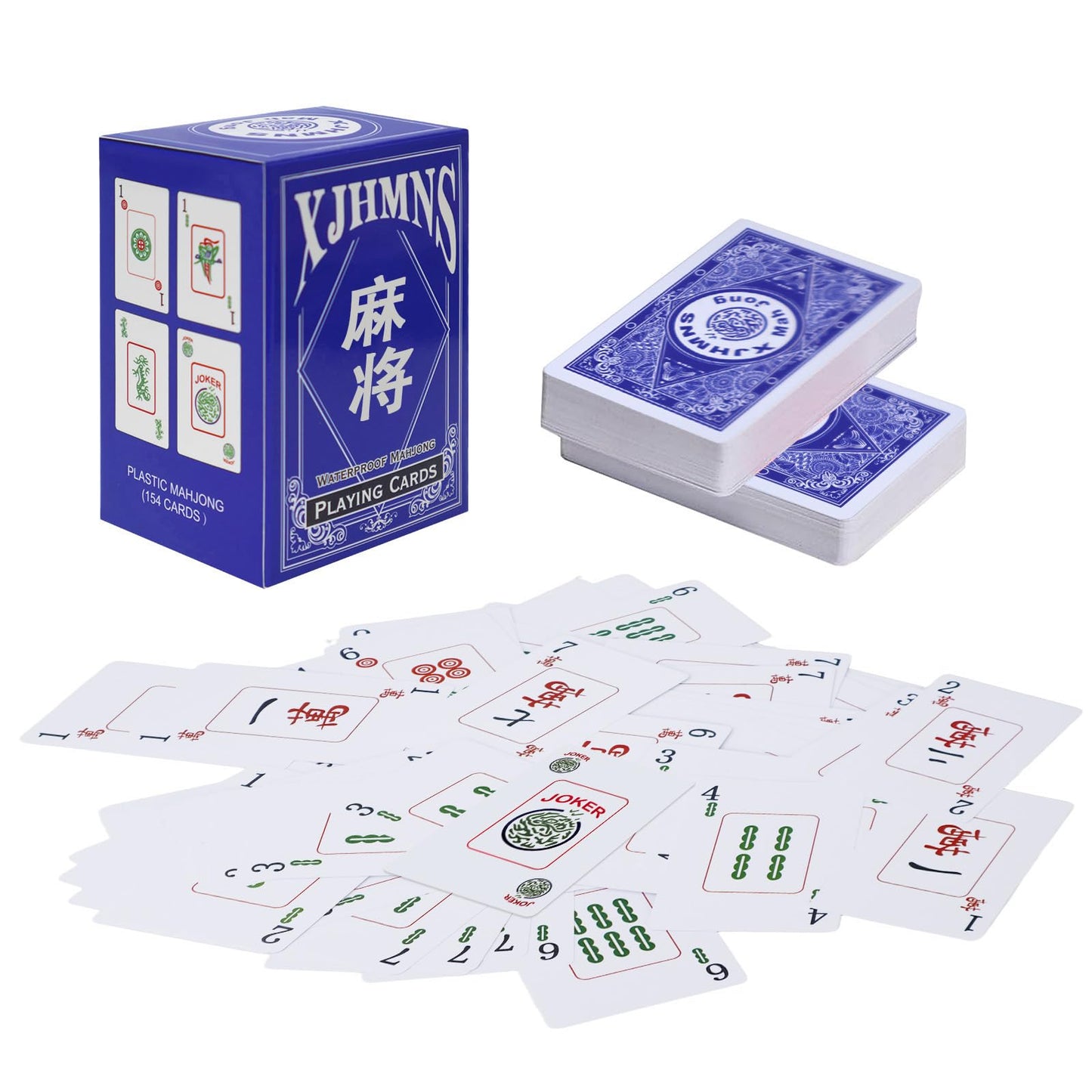 American Mahjong Playing Cards, Large Print Mahjong Cards, 2025 Edition, Waterproof Game Set