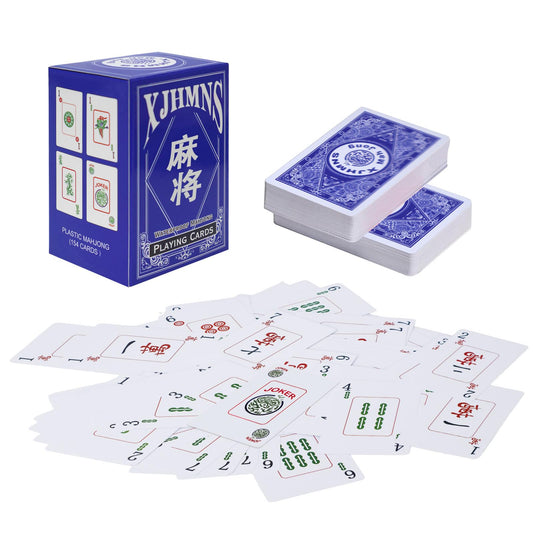 American Mahjong Playing Cards, Large Print Mahjong Cards, 2025 Edition, Waterproof Game Set