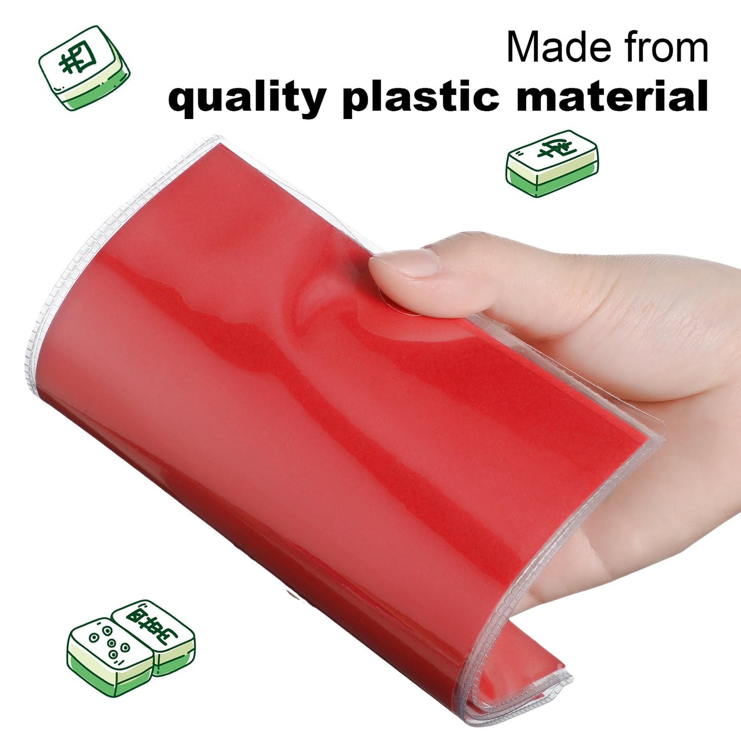 mah jong playing cards Made fromquality plastic material